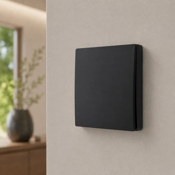elevenpast kinetic light switch One Lever Kinetic Frameless Switch – Black S111BL