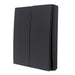 elevenpast kinetic light switch Two Lever Kinetic Frameless Switch – Black S112BL
