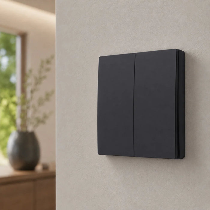 elevenpast kinetic light switch Two Lever Kinetic Frameless Switch – Black S112BL