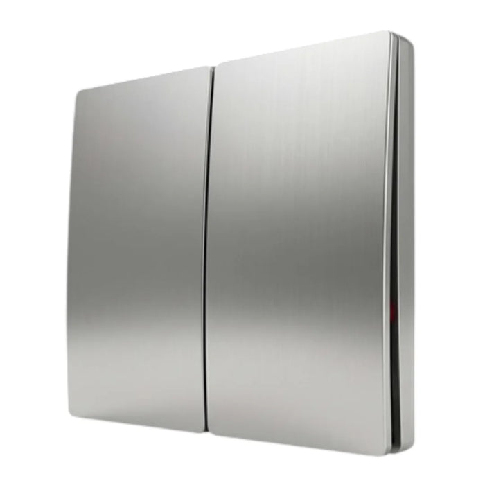elevenpast kinetic light switch Two Lever Kinetic Frameless Switch – Silver S112SL