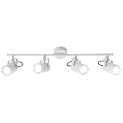 elevenpast Spotlight Quattro/4 Bianca Spotlights (1 - 4) White Metal and Polished Chrome S406/4 WHITE 6007226076646