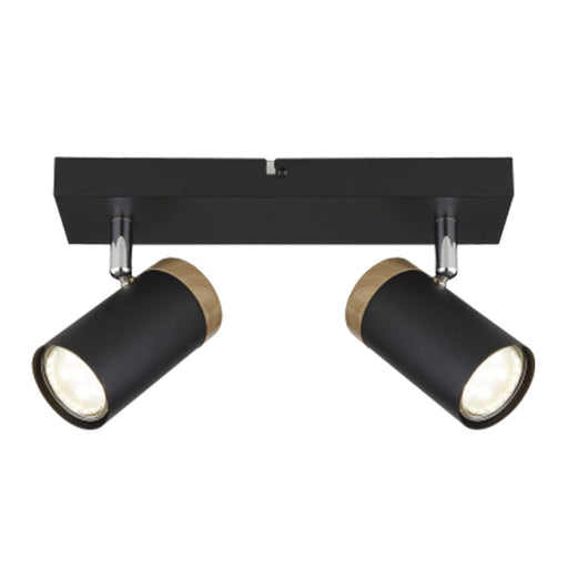 elevenpast Wall light Polly Spotlight Double Light S412/2 BLACK 6007226084702