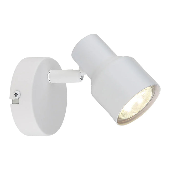 elevenpast Spotlight 1 Light Iceberg Metal Spotlights - 3 Sizes S421/1 WHITE 6007226090352