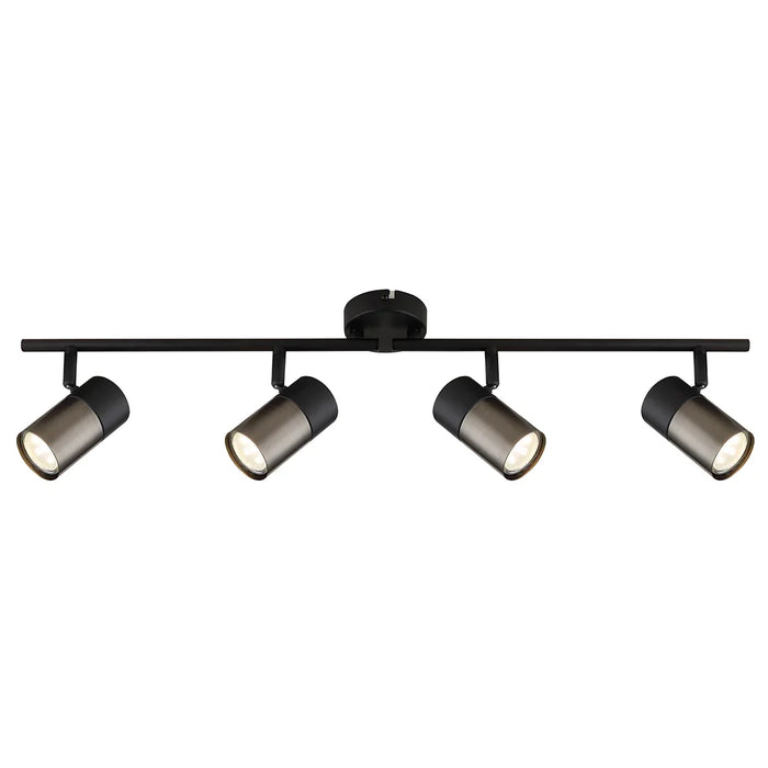 elevenpast Spotlight 4 Light Podium Metal Spotlights - 3 Sizes S422/4 BLACK 6007226090420