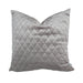 elevenpast Scatter Cushions Harebell Quilted Velvet Scatter Cushion SCATT0272-C