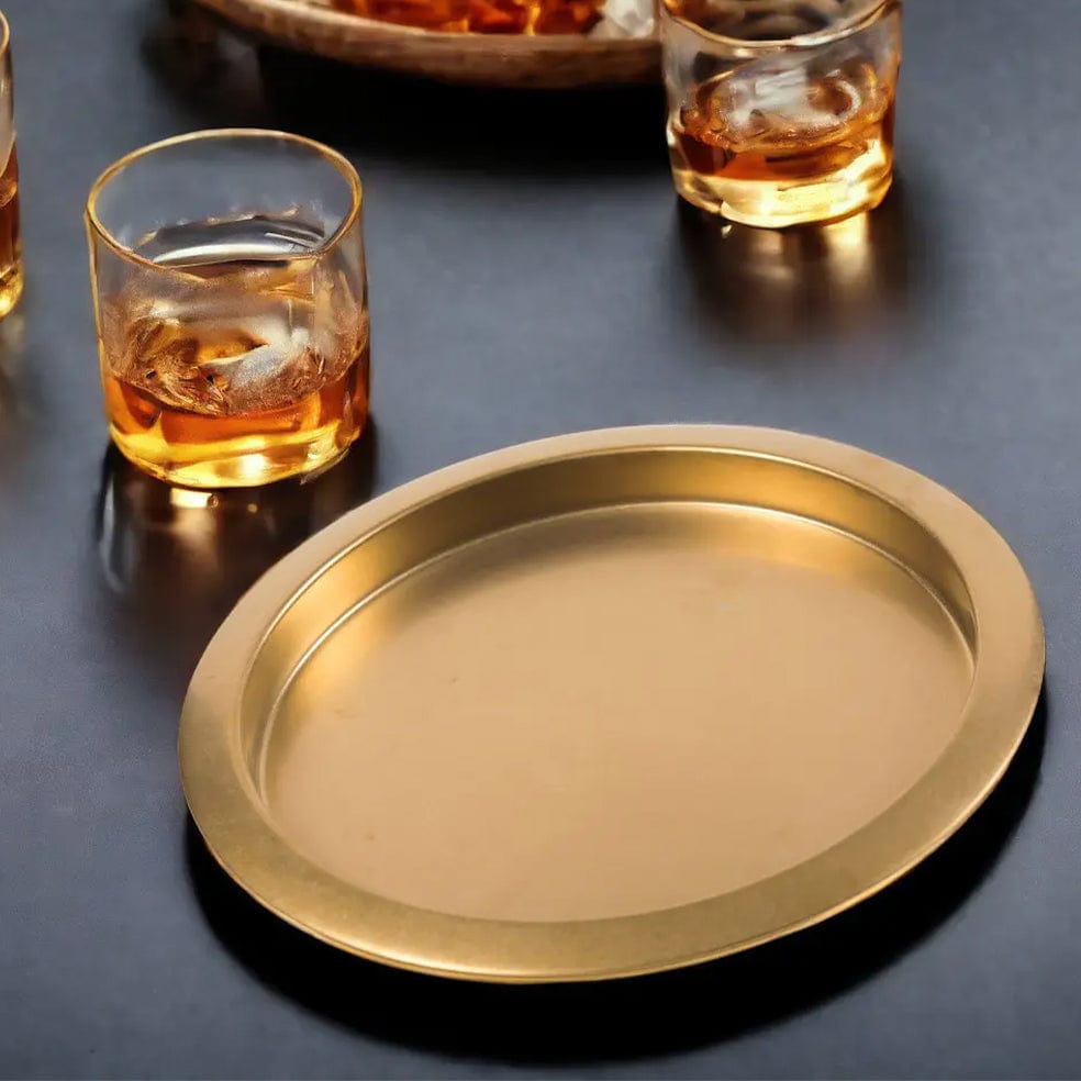 Round Bar Tray Gold | Silver– elevenpast
