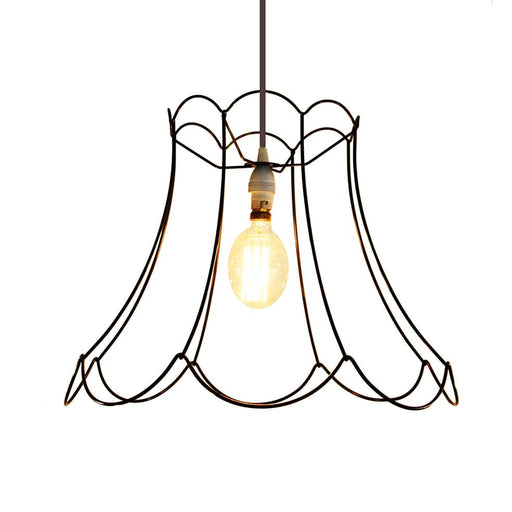 elevenpast Pendant Adele Metal Wire Pendant Light Black SHAD0327