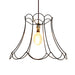 elevenpast Pendant Adele Metal Wire Pendant Light Black SHAD0327