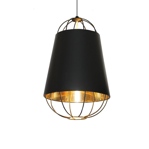 elevenpast Pendant Lourdes Pendant Light Black and Gold SHAD0535