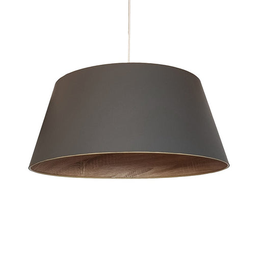 elevenpast Pendant Satin Fabric Pendant Light Grey SHAD0728