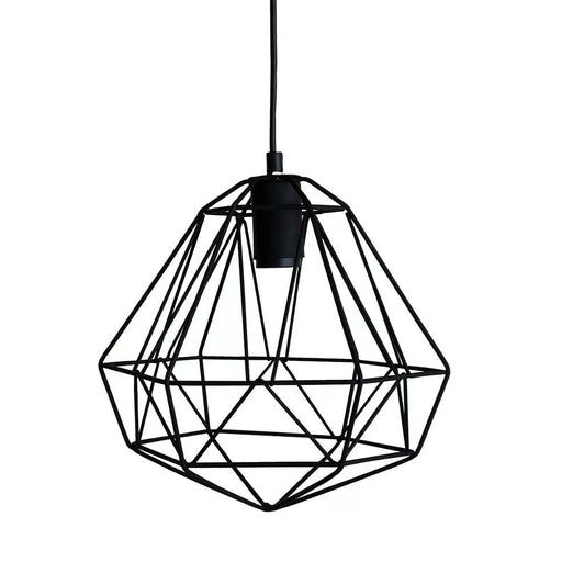 elevenpast Pendant Mini Diamond Metal Pendant Light Black SHAD0898