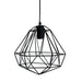 elevenpast Pendant Mini Diamond Metal Pendant Light Black SHAD0898