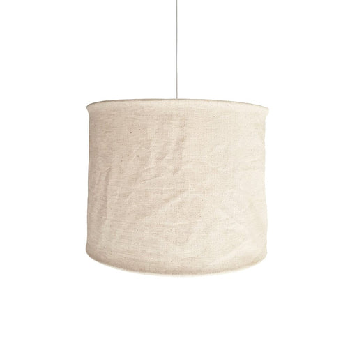 elevenpast Pendant Natural Collapsible Linen Pendant Light Natural | White SHAD0914