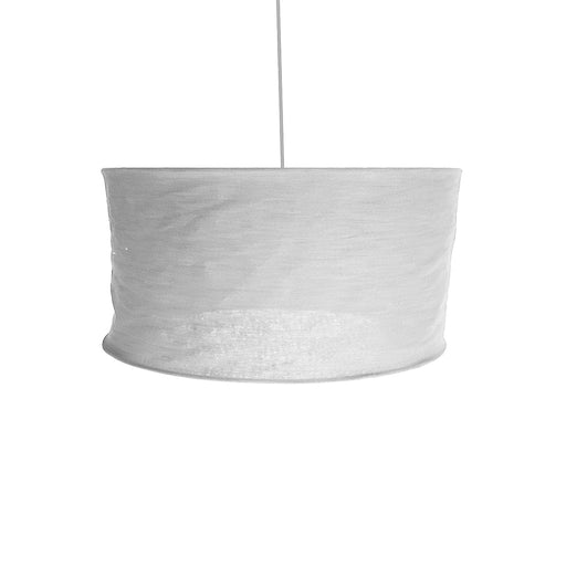 elevenpast Pendant Collapsible Short Linen Pendant Light Grey SHAD0915