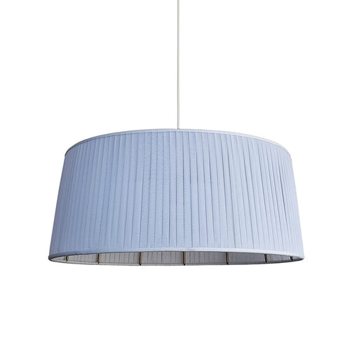 elevenpast Pendant Tapered Pleated Organza Pendant Light White SHAD1012