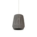 elevenpast Pendant Tulip Linen Pendant Light Charcoal SHAD1015