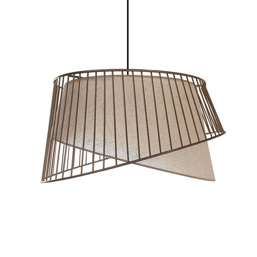 elevenpast Pendant Structured Venus Metal and Fabric Pendant Light SHAD1018 A, B