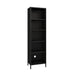 elevenpast Shelving solutions Black Sand Wafer Tall Shelf - White Sand | Black Sand SHC19_BS