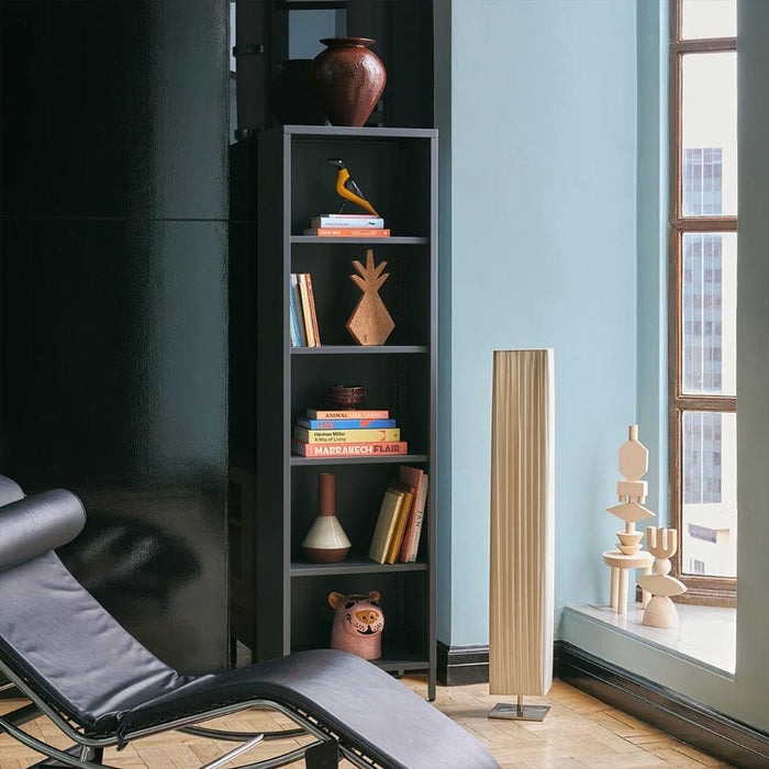 elevenpast Shelving solutions Carbon Grey Wafer Tall Shelf - Dark Sand SHC19_FCH