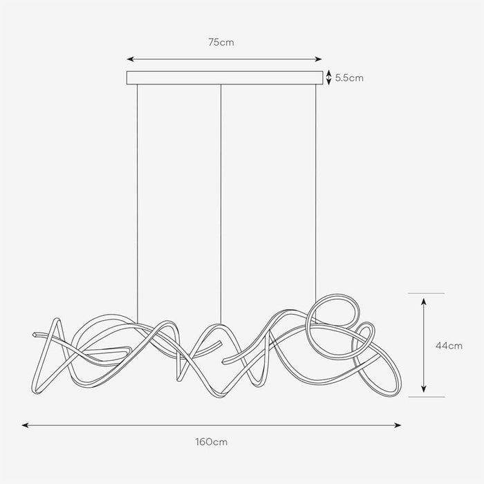 elevenpast Pendant Signature Metal Pendant Light SIGNATUREPENDANTLIGHT