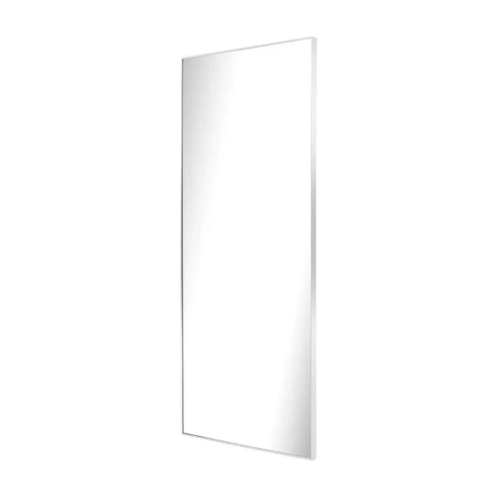 elevenpast Mirrors Solace Leaning Mirror in Brushed Silver | Black