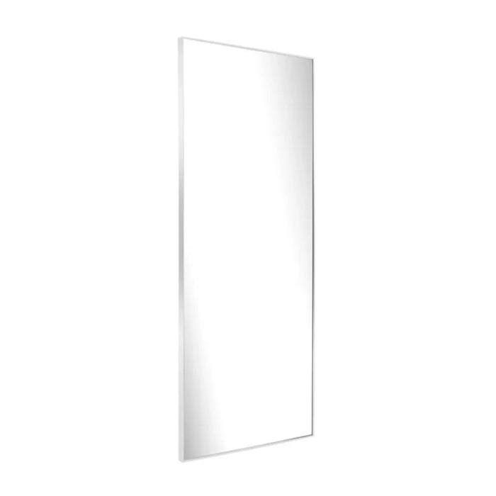 elevenpast Mirrors Solace Leaning Mirror in Brushed Silver | Black