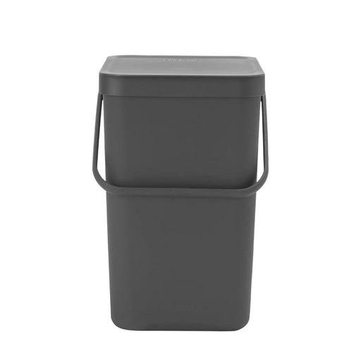Joseph Joseph food waste caddy Grey Sort & Go Waste Bin 25 litre - Fir Green | Light Grey | Grey | Jade Green SKU: B04B129940/1