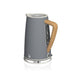 Swan Swan  Kettle Nordic Grey 1.7 Litre Polished Stainless Steel Cordless SNK9G 6005587012532