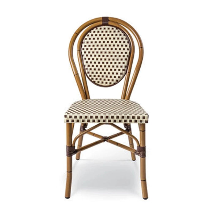 elevenpast metal weaved chair So French Weaved Metal Chair - Bamboo Finish SO FRENCH CHAIR