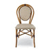 elevenpast metal weaved chair So French Weaved Metal Chair - Bamboo Finish SO FRENCH CHAIR