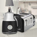Swan Kitchen Appliances Swan Retro Cordless Kettle with Temperature Guage Black 1.7L SRK42B 6005587013133