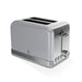 elevenpast Kitchen Appliances Grey 2 Slice Retro toaster | Red, Black or Grey SRT2G