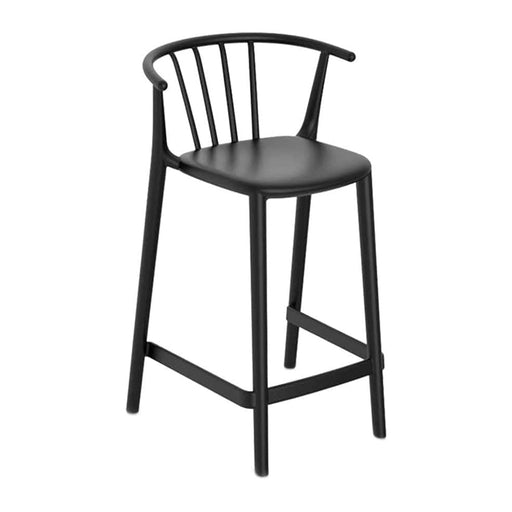 elevenpast Black Woody Kitchen Stool SRWOODY65BLACK