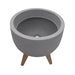 elevenpast Pots & Planters Rustic Round Japi Planter Cache Pot With Stand - Various Colours