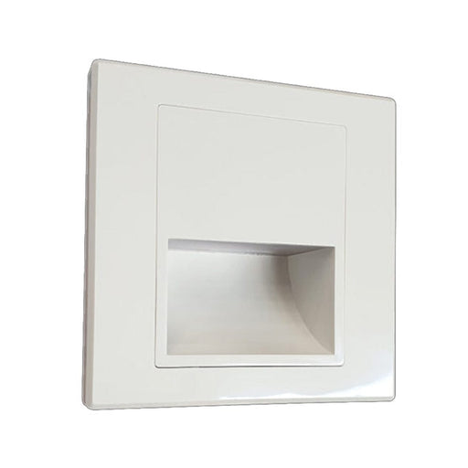 elevenpast Wall Light Fixtures White Damien Polycarbonate LED Step Light Black | White ST-LED-107/WH