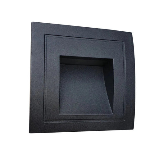 elevenpast step light Black / Small Vision Recessed LED Step Light - Black | White | 2 Sizes ST-LED-695S/BL