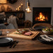 elevenpast steak plate Handcrafted Wooden Steak Board With Bowl - Medium | Large