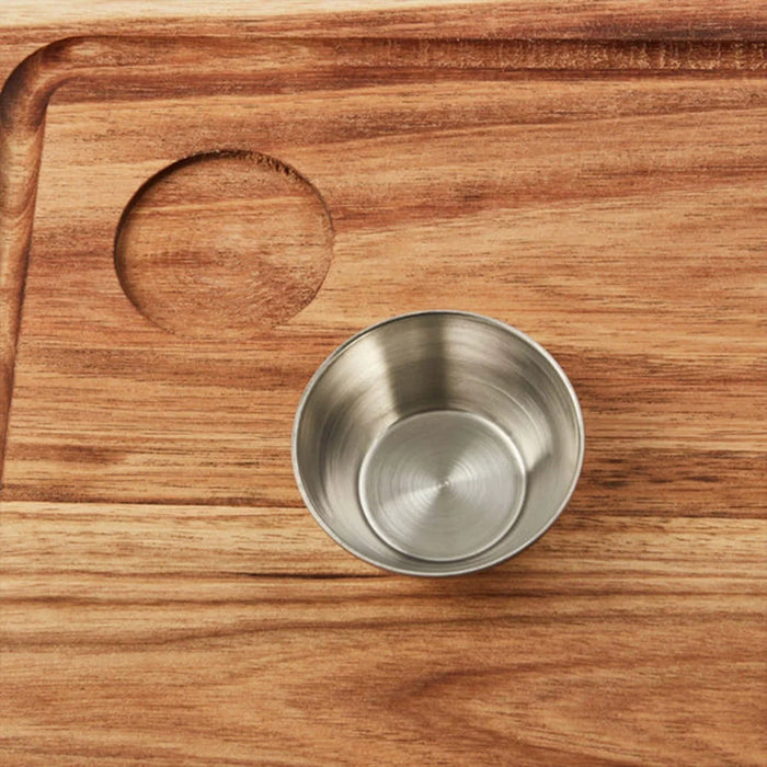 elevenpast steak plate Handcrafted Wooden Steak Board With Bowl - Medium | Large