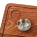 elevenpast steak plate Handcrafted Wooden Steak Board With Bowl - Medium | Large
