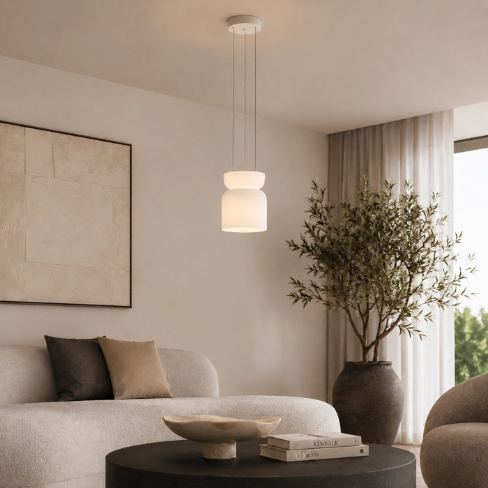 Strata 2 Opal Glass LED Pendant Light