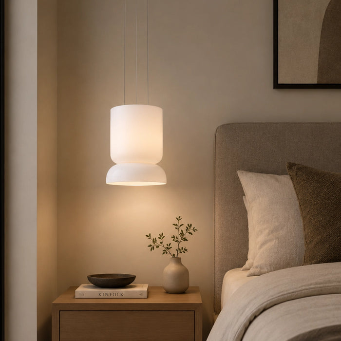 Strata 3 Opal Glass LED Pendant Light