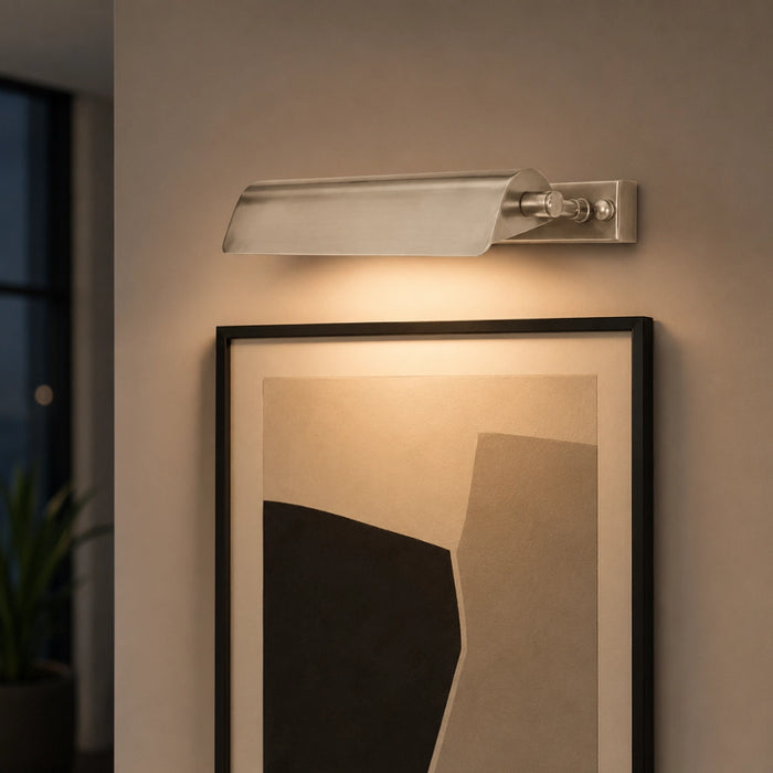 Goya Metal Outdoor Picture Wall Light Brass | Black