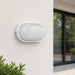 elevenpast Wall Light Ellies Illume Series - Large AC Oval Bulkhead - E27 Base White | Black
