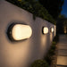 elevenpast Wall Light Ellies Illume Series - Large AC Oval Bulkhead - E27 Base White | Black