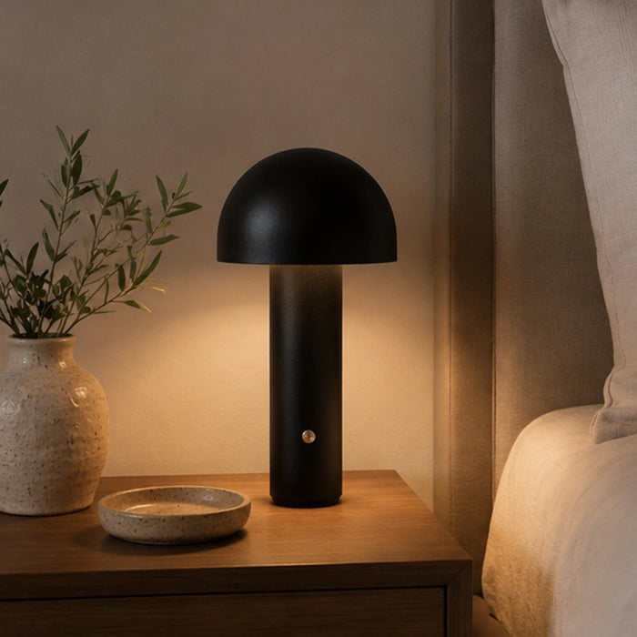 Dune Rechargeable Portable Lamp - Green | Black | Cream
