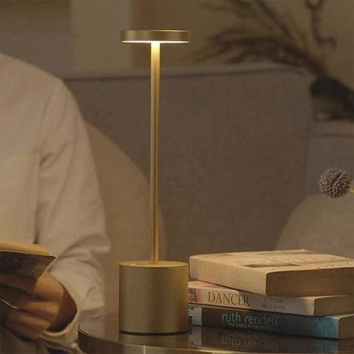 elevenpast Table Lamp Chronos Rechargeable LED Table Lamp Black | Gold | Silver