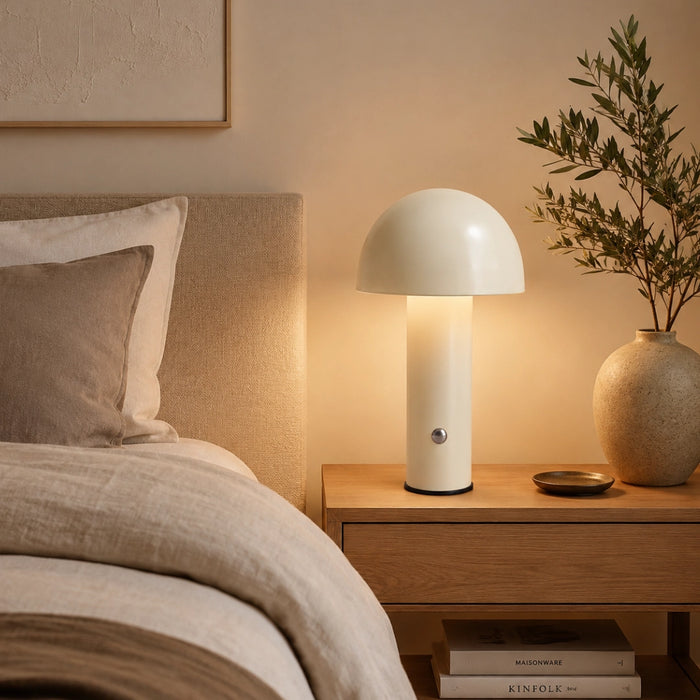Dune Rechargeable Portable Lamp - Green | Black | Cream