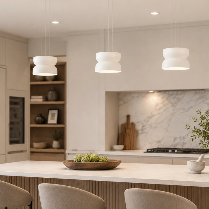 Strata 1 Opal Glass LED Pendant Light