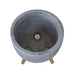elevenpast Pots & Planters Rustic Round Japi Planter Cache Pot With Stand - Various Colours