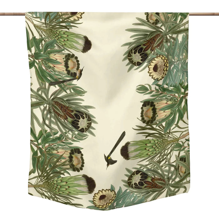 elevenpast Tablecloth 10-12 seater Cara Saven Sugarbird Protea Tablecloth - Multiple Sizes SugarbirdProtea10-12seater